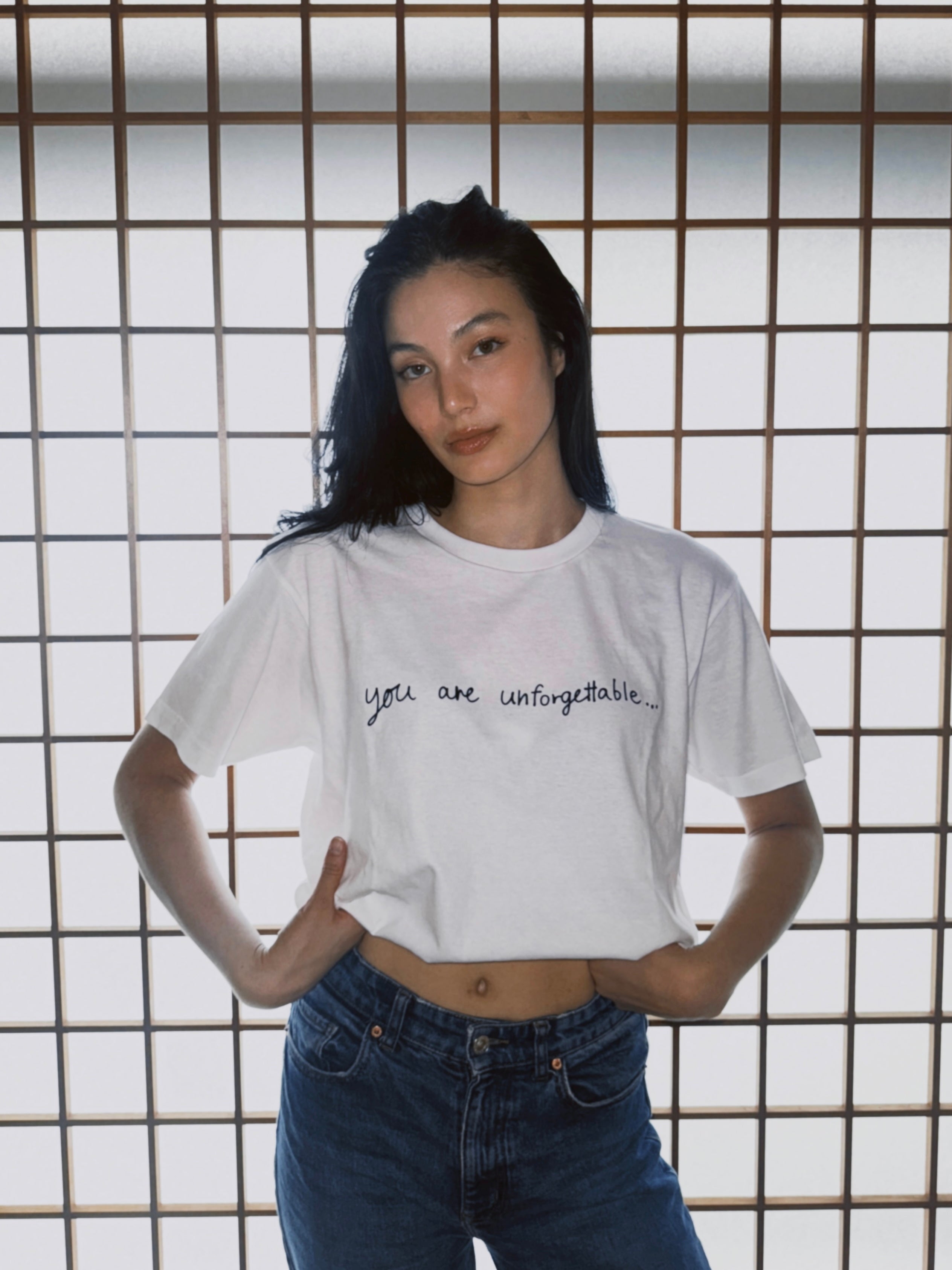 Sarah Hemi – Official "Unforgettable" T-Shirt (First Edition)
